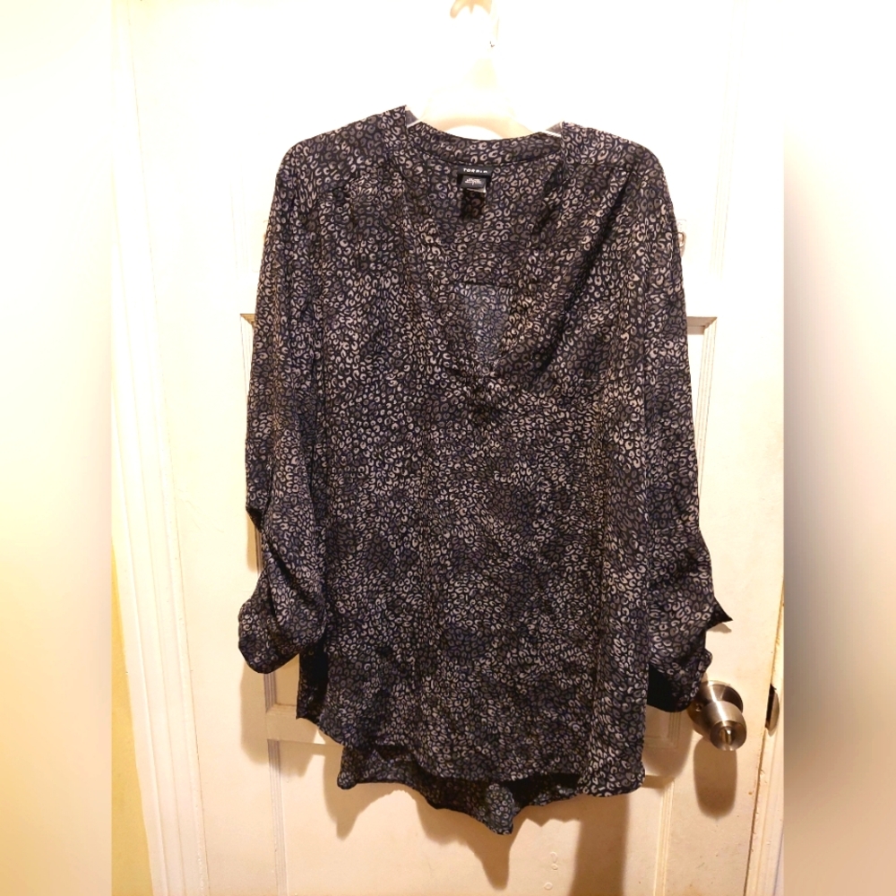 Torrid animal print tunic top 1x